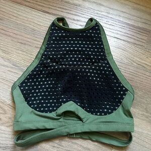 The Chestee Green and Black Women's Top